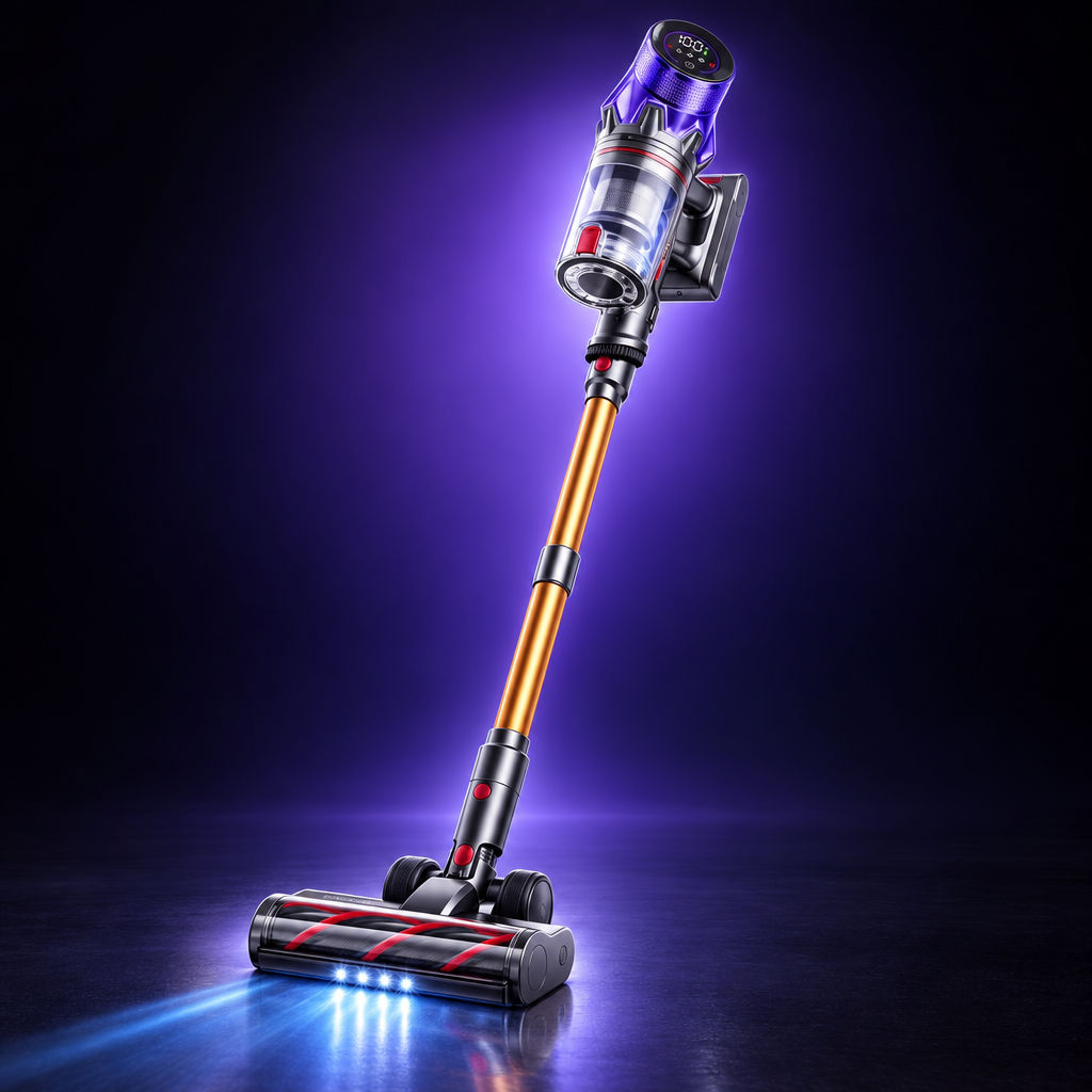Cordless Vacuum Cleaner with Touch Screen